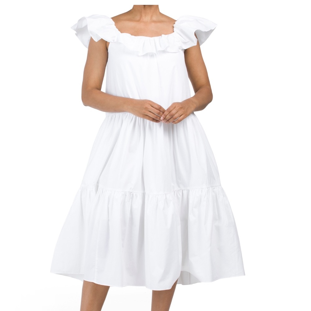 Trina Turk Palm canyon dress white size S